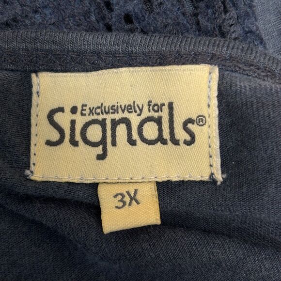 Exclusively for Signals Floral Blouse Top Shirt Size 3X Embroidered Boho C002 -3 - Picture 10 of 16